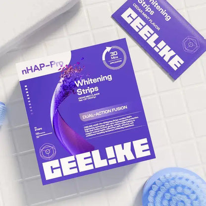 CEELIKE ホワイトニングシート｜過酸化物不使用。歯科医院級の白さを、自宅で・やさしく・30分で。